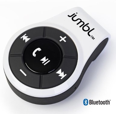 Jumbl8482 Bluetooth 40 Hands-Free Calling and A2DP Audio Streaming AdapterReceiver - White