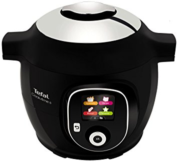 Tefal CY851840 Cook4Me  Intelligent Multicooker, LCD Screen with 100 Inbuilt Recipes, Black