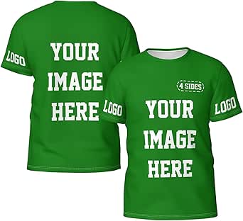 Custom Tshirts for Men Women Design Your Own Personalized T Shirt Customized T-Shirts Shirts Tee Add Text Logo Photo