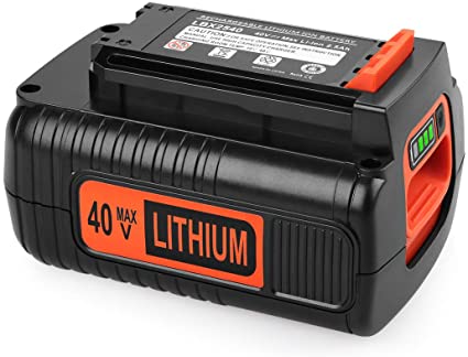 ANTRobut Upgrade 2500mAh 40 Volt Max Lithium Battery Replacement for Black and Decker 40V Battery LBX2040 LBXR36 LBXR2036 LST540 LCS1240 LBX1540 LST136W