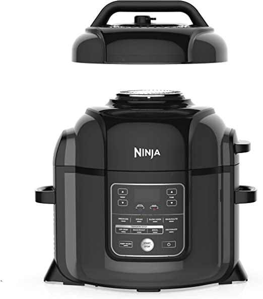 Ninja OP401 Foodi Deluxe Tendercrisp Pressure Cooker Multi, Black/Gray