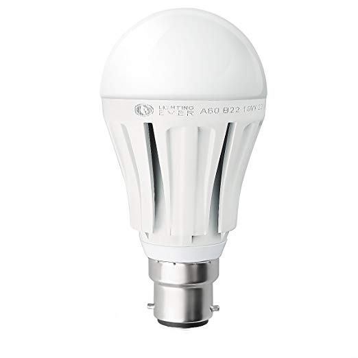 Lighting EVER 10 Watt A60 LED 810 lm B22 Bayonet Bulb, Warm White