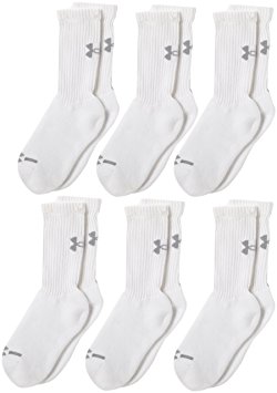 Under Armour Youth Crew Socks (6-Pair)