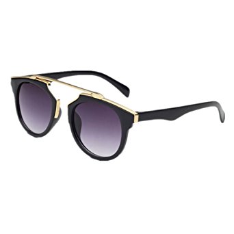 Woman's Retro Style Sunglasses Plastic Frame Glasses Lady Outdoor Uv400