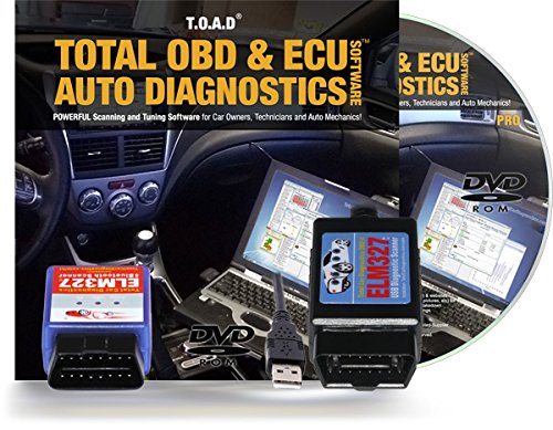 Total Car Diagnostics TOAD (Total OBD & ECU Auto Diagnostics) Software   ELM327 Bluetooth/USB Scanner