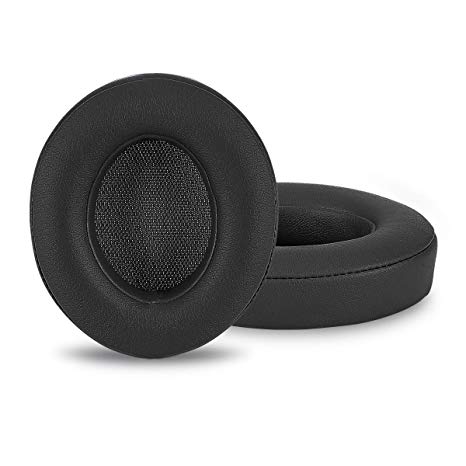 Tranesca Leather Replacement earpad/Ear Cushion/Ear Cover for Beats Studio 2.0 (Wired and Wireless) and Studio 3.0 - Black