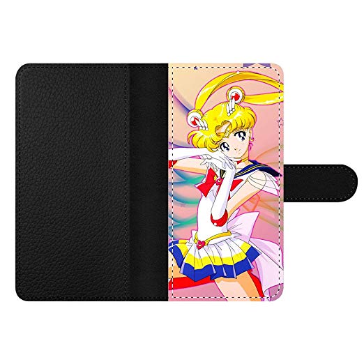 LookSeven Moto E5 Plus/G6 Plus Wallet Case,Sailor Moon Series Pattern PU Leather Push Style Case with Multiple Pockets,Card Holder for E5 Plus/G6 Plus #09