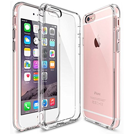 iPhone 6S Case, [Fusion] Clear Back TPU Gel Case [Drop Protection/Shock Absorption Technology] For Apple iPhone 6S Case