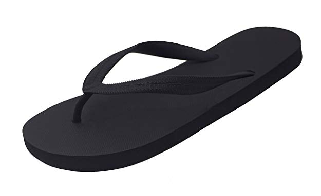 Besli Men's Soft Comfortable Rubber Flip Flops Thong Sandal Beach Slipper