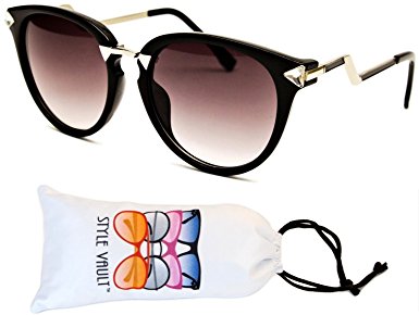 W230-vp Plastic/Metal Round Wayfarer Cateye Sunglasses
