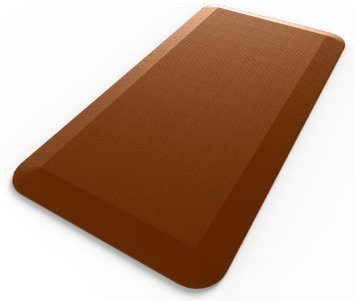 Royal 20 x 39 Inch Anti-Fatigue Comfort Mat - Caramel Brown