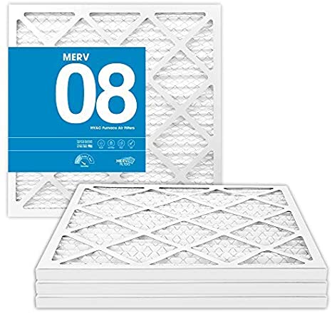 MervFilters 12x12x1 Air Filter, MERV 8, MPR 600, AC Air Filters - Replacement Furnace Filters - Protect Against Dust, Mites, Pet Dander, Lint, Pollen - 4 Pack