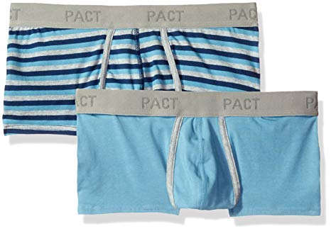 Pact Mens 2-Pack Organic Cotton Trunk Brief