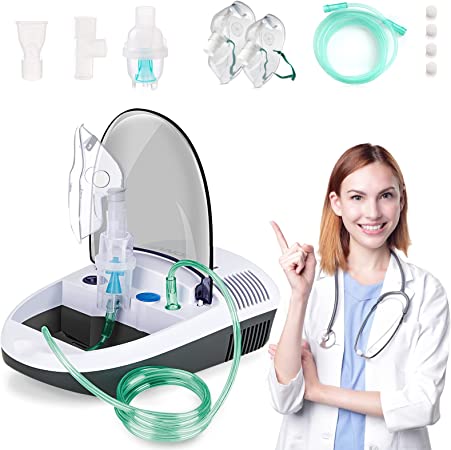 Hangsu Portable Mini Mist with Accessories Nebulizer Home Use Device for Adults and Kids