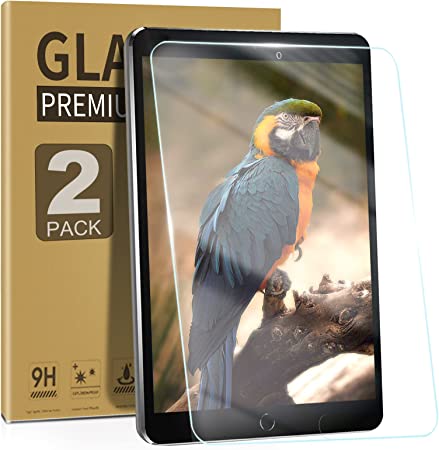 [2Pack] ZenRich Tempered Glass Screen Protector for iPad 9.7 inch, zenrich iPad 6th/5th Generation/iPad Air 1/ iPad Air 2/iPad Pro 9.7-Inch 9H Hardness Glass Film Case Friendly/Bubble Free