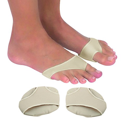 FootMatters Metatarsal Pads Spandex Gel Comfort Large