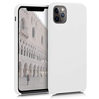 kwmobile TPU Silicone Case for Apple iPhone 11 Pro Max - Soft Flexible Rubber Protective Cover - White