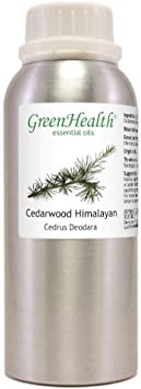 Cedarwood Himalayan Essential Oil - 8 fl oz - Aluminum Bottle - 100% Pure Essential Oil - GreenHealth