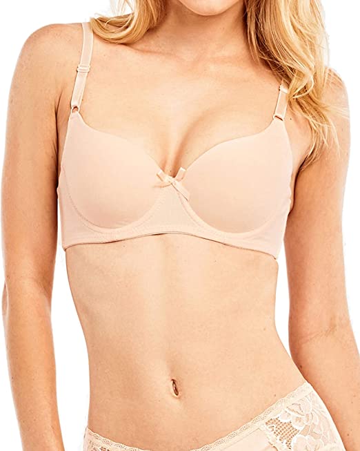 Mamia Women's Basic Lace/Plain Lace Bras (Pack of 6)- Various Styles