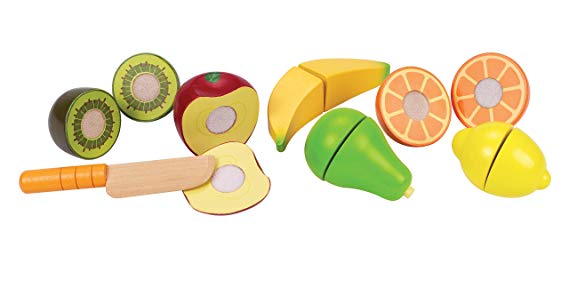 Award Winning Hape  Fresh Fruit Wooden Kitchen Play Food Set