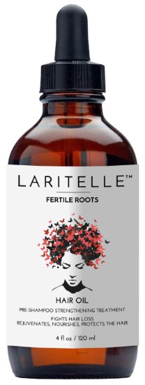 Laritelle Organic Hair Loss Treatment for Men and Women 4 oz  Fortifying Strengthening and Rejuvenating Follicle Fuel  Stops Hair Shedding Promotes New Hair Growth  GMO-free Vegan