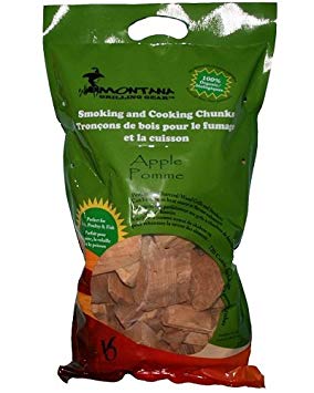Montana Grilling Gear Smoking and Cooking Wood Chunks – 100% Organic and Pesticide Free - Safe for Grills and Smokers - 10lb Bag - Apple - WCH10-AP