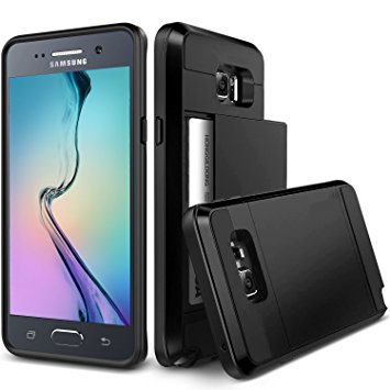 Galaxy Note 7 Case,Inspirationc® Dual-Layer Hybrid Armor Wallet Case for Samsung Galaxy Note 7--Black