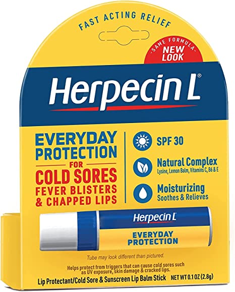 Herpecin-L Lip Balm Stick, 30 SPF, 0.1 Ounce (Pack of 6)