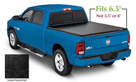 Lund 95064 Genesis Tri-Fold Truck Bed Tonneau Cover for 2002-2018 Dodge Ram 1500; 2003-2018 Ram 2500, 3500 | Fits 6.5' Bed (Excludes Models w/RamBox)