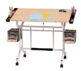 Studio Designs Pro Craft Station in White with Maple 13245