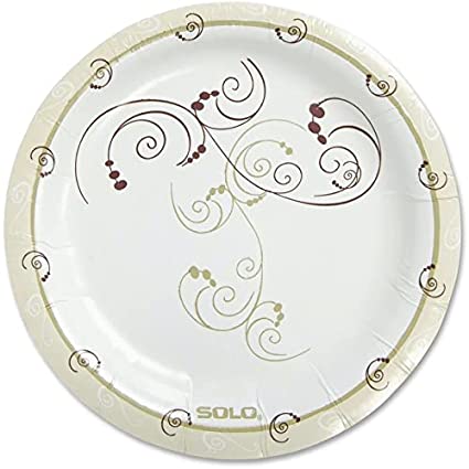 Solo MP9-J8001 8.5 in Symphony Paper Plate, Medium Weight (Case of 500)