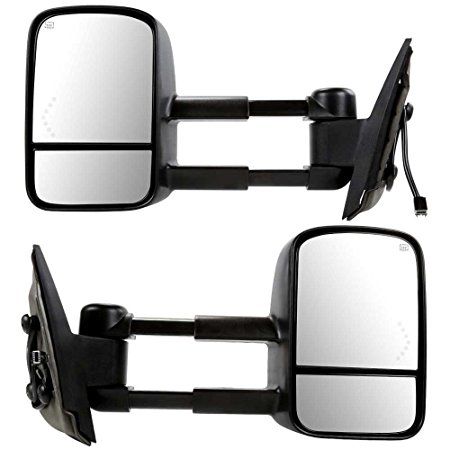 Prime Choice Auto Parts KAPGM1320444PR Front Pair of Power Heated Side Mirrors w/Signal
