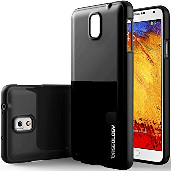 Galaxy Note 3 case, Caseology® [Daybreak Series] [Black] Slim Fit Shock Absorbent Cover [Drop Protection] for Samsung Galaxy Note 3 case