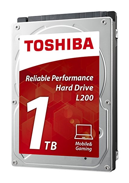 Toshiba L200 1TB Mobile 2.5 Inch SATA 5400rpm Internal Hard Drive