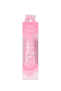 TONYMOLY x Squishmallows Patty Keychain Strawberry Shortcake Lip Gloss - Sheer Pigmented Glossy Lip Stain, Hydrating Nourishing High Shine, Non-Sticky, Tinted Pink, 11ml