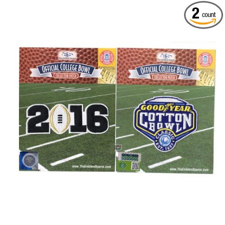2016 College National Championship And GoodYear Cotton Bowl Jersey Patch Combo