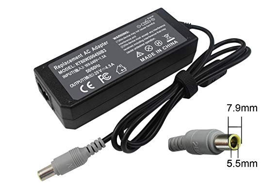 90W AC Adapter Laptop Charger for Lenovo Thinkpad T410 T420 T420 T430 T420S T510 T520 T530 X200 X201 X220 X230 X230T X300 X140E L412 L512 B590 SL510 E430 E520 40Y7659 92P1156-12 Months Warranty