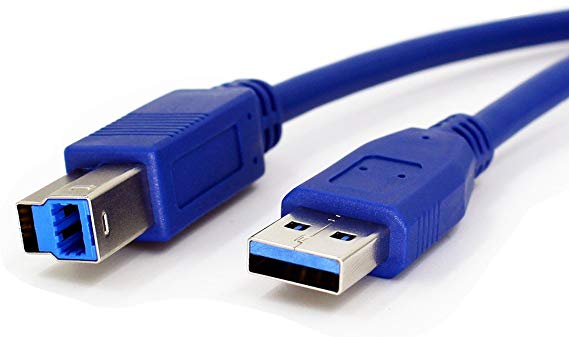 USB3.0 Printer Cable 15FT,Aiposen USB 3.0 Type A Male to B Male Cable Brother, HP, Canon, Lexmark, Epson, Dell, Xerox, Samsung etc(Blue 5M)
