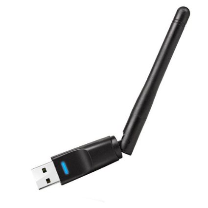 BEGEXUN Wireless USB WIFI Network Adapter for Laptop & Desktop Computers - Rotatable Antenna, Supports 802.11 b/g/n Products, Black