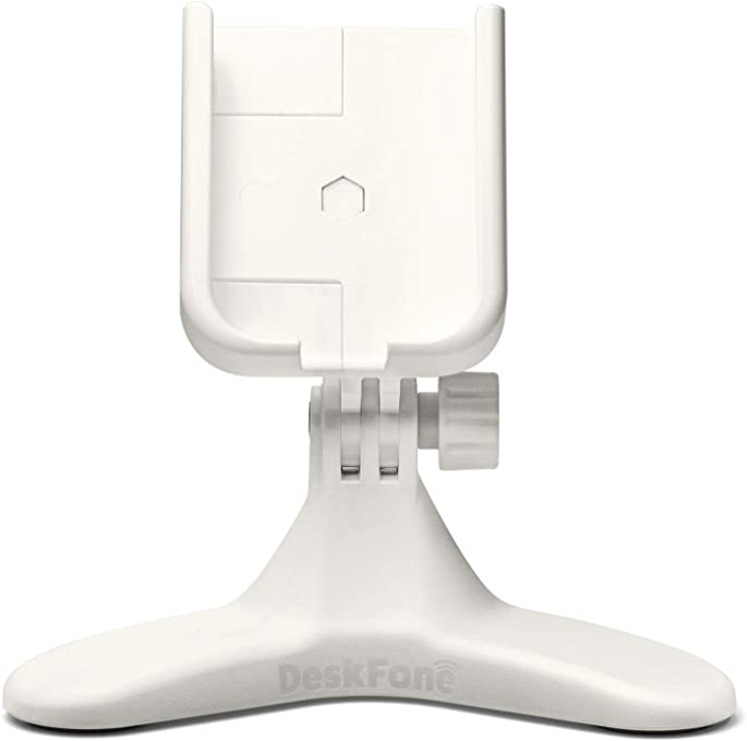 WeatherTech DeskFone - Universal Desktop Cell Phone Holder - White (8ADF7WH)