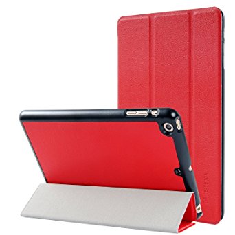 iPad mini 2 Case ,iPad mini 3 Case- Leafbook ipad mini case for Apple ipad 2 mini case, iPad mini 3 , Red