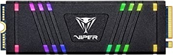 Patriot Viper VPR400 512GB Internal RGB SSD W/HS - NVMe PCIe Gen 4x4 - M.2 2280 - Solid State Drive - VPR400-512GM28H