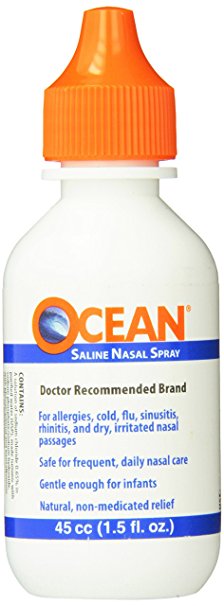 Ocean Saline Nasal Spray, 1.5 Ounce --- add on item