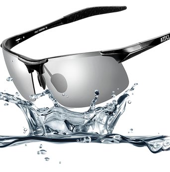 ATTCL® HOT Fashion Driving Polarized Sunglasses for Men Al-Mg metal Frame