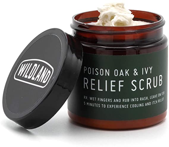 Wildland Poison Oak and Poison Ivy Itch Relief Treatment Scrub | Provides Immediate Itch Relief - Extremely Effective | Lets You Sleep When You Have The Rash | Natural Ingredients (4 oz)