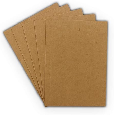 20 EcoSwift 5x7 Chipboard Cardboard Craft Scrapbook Material Scrapbooking Packaging Sheets Shipping Pads Inserts 5 inch x 7 inch Chip Board