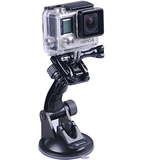 Smatree Suction Cup Mount for GoPro Hero 5/4/3 /3/2/1/Session