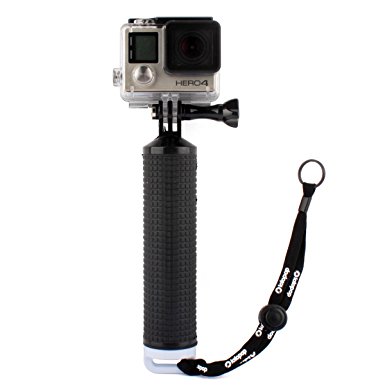 LOTOPOP Waterproof Floating Hand Grip Tripod for Gopro Hero 5 3  4 Session 3 - Handle Mount Accessories and Water Sport Pole for GeekPro 3.0 and ASX Action Pro Cameras Action Camera Accessories-White