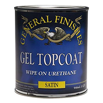 General Finishes SQ Gel Topcoat, 1 quart, Satin