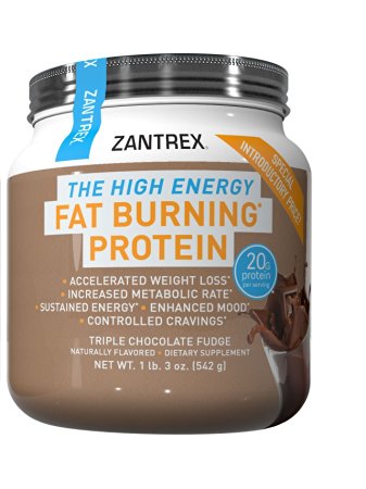 Zantrex High Energy Fat Burning Protein, Chocolate, 1.4 Pound
